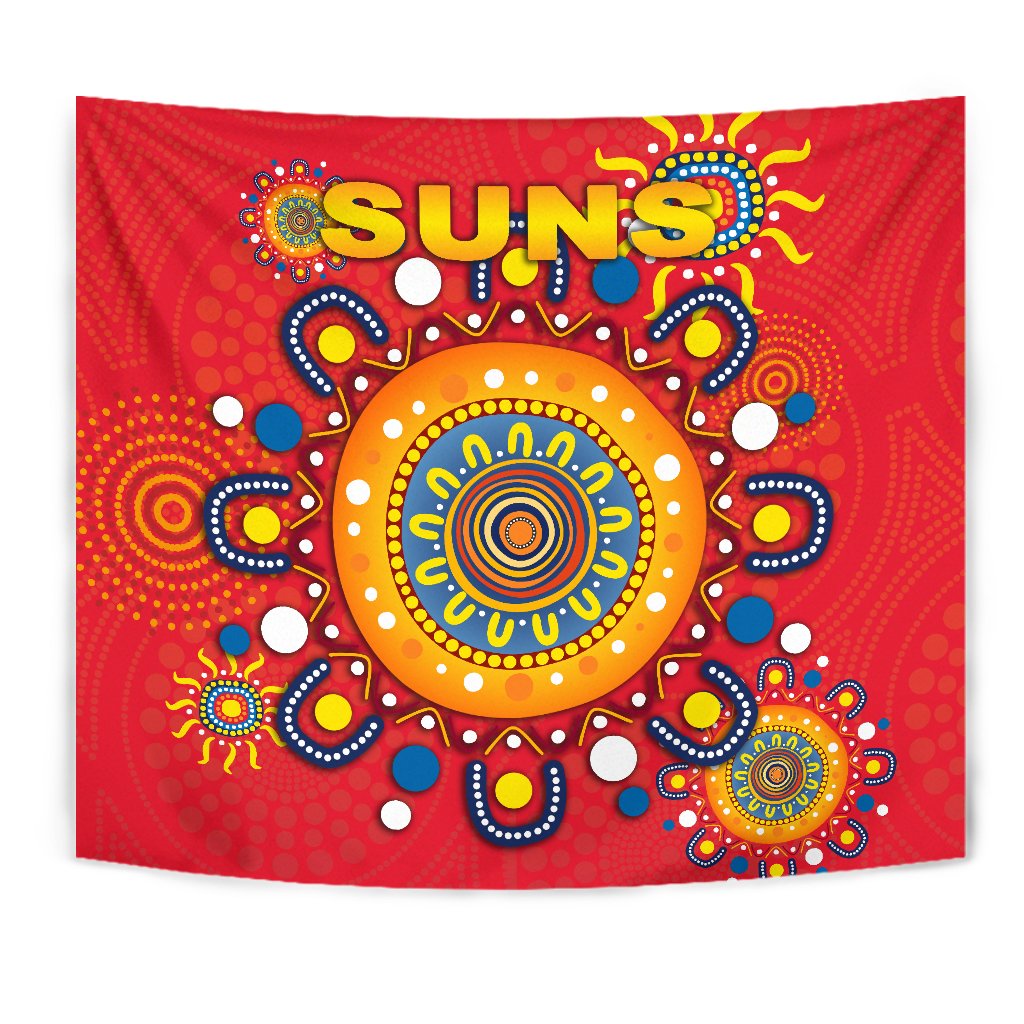 Gold Coast Tapestry Suns Indigenous - Vibe Hoodie Shop