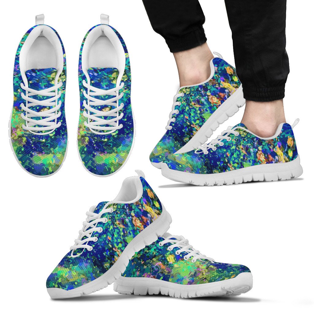 Australia Sneakers - Opal Shoes Color Art - Unisex - Vibe Hoodie Shop