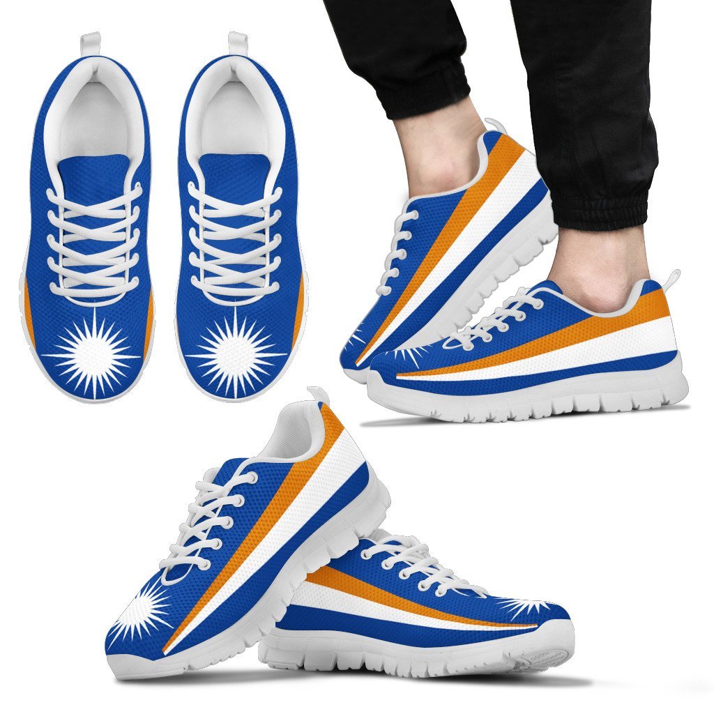 Marshall Islands Flag (Men's / Women's) Sneakers - Vibe Hoodie Shop