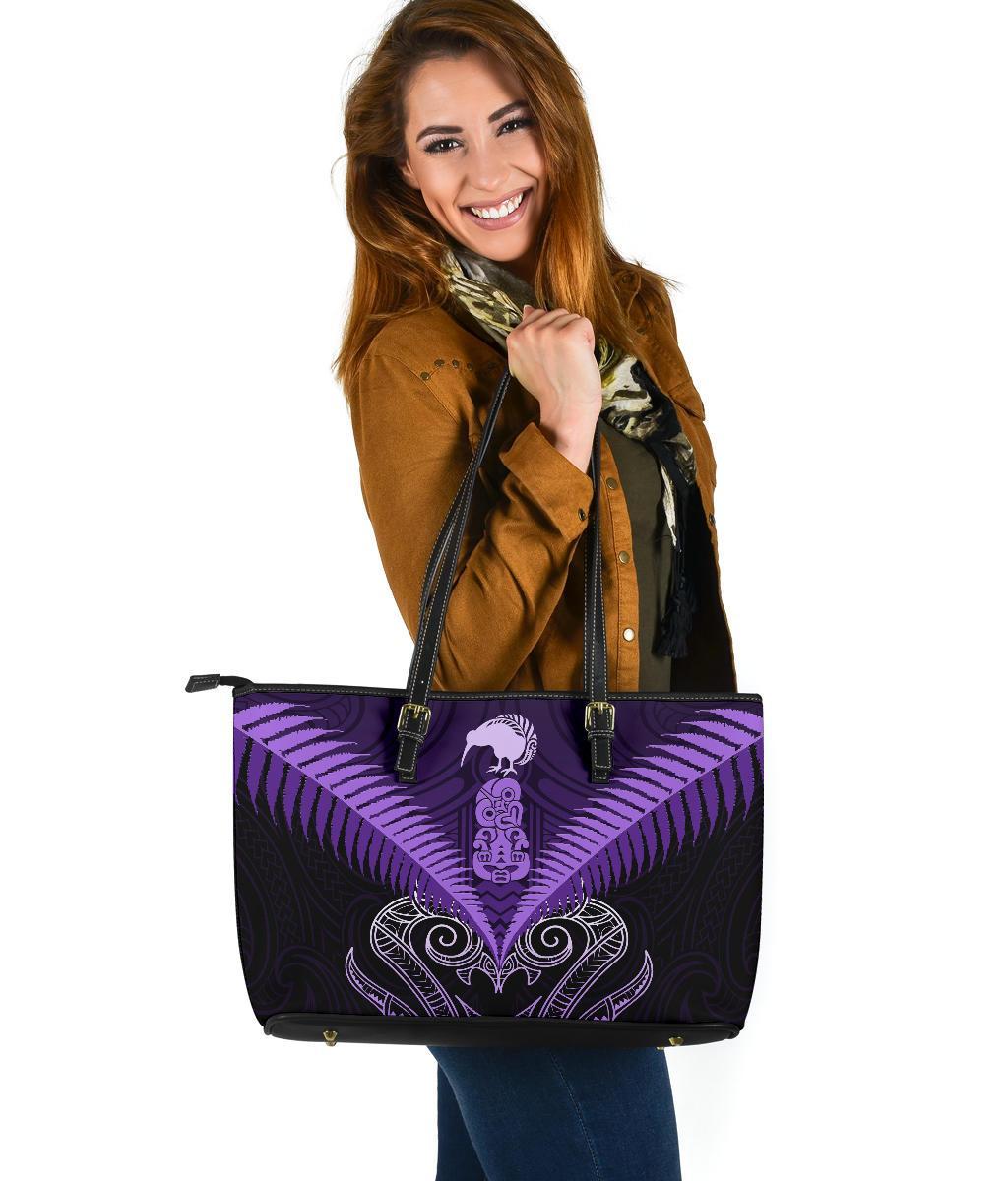 maori-manaia-new-zealand-large-leather-tote-purple