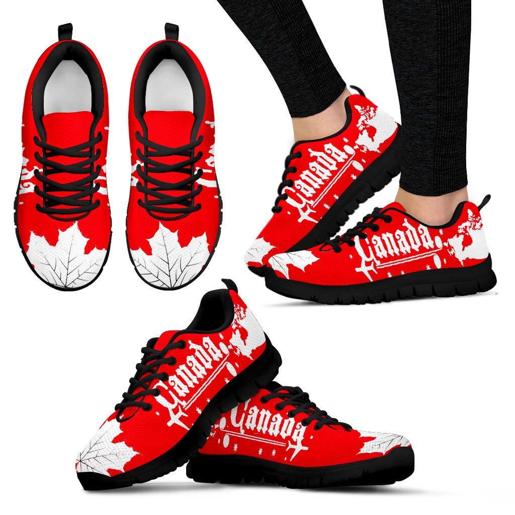 Canada Postcard Men's / Women's Sneakers (Shoes) - Vibe Hoodie Shop