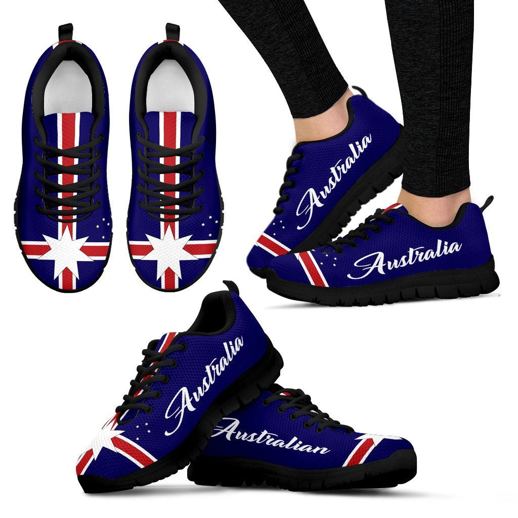 Sneakers - Aus Flag Shoes Australia Ver01 - Unisex - Vibe Hoodie Shop