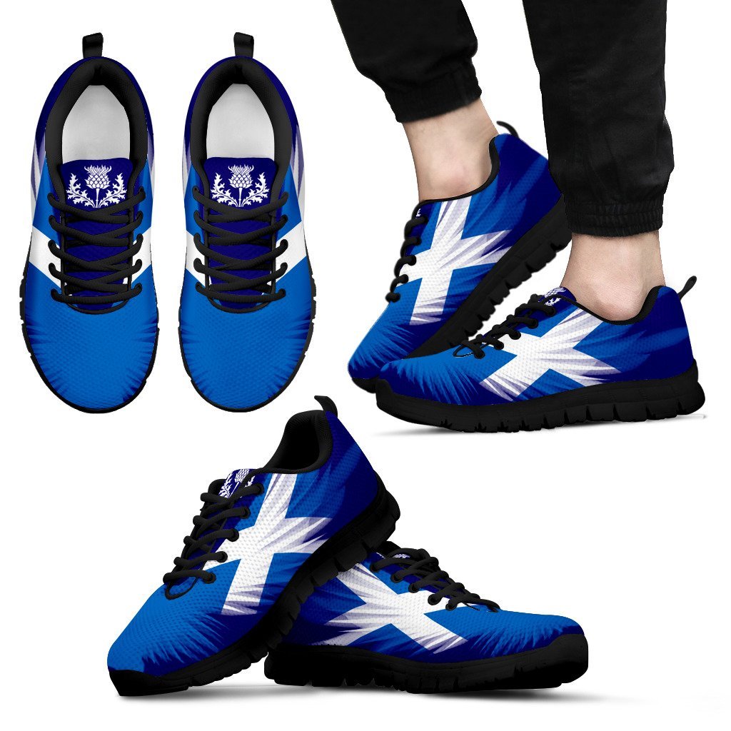 Scotland Flying Flag Wings  Sneakers - Vibe Hoodie Shop