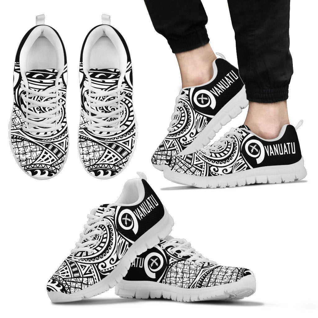 Vanuatu Polynesian Sneakers - Circle Style 01 - Vibe Hoodie Shop