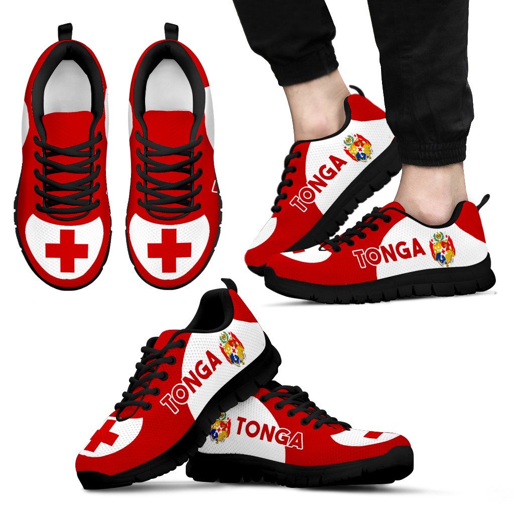 Tonga Sneakers Flag Color Sport Version - Vibe Hoodie Shop