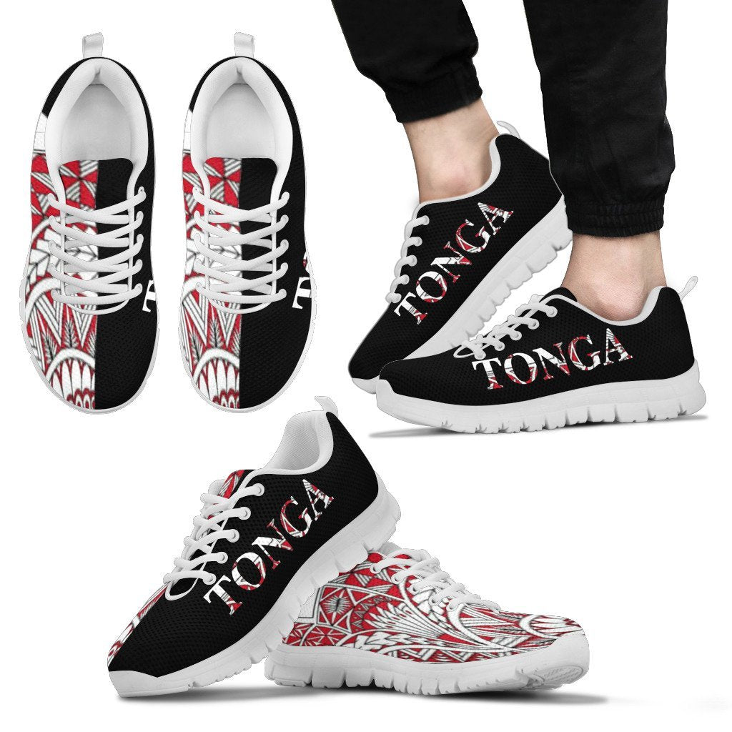 Tonga Shoes - Tonga Polynesia Flag Sneakers - Vibe Hoodie Shop