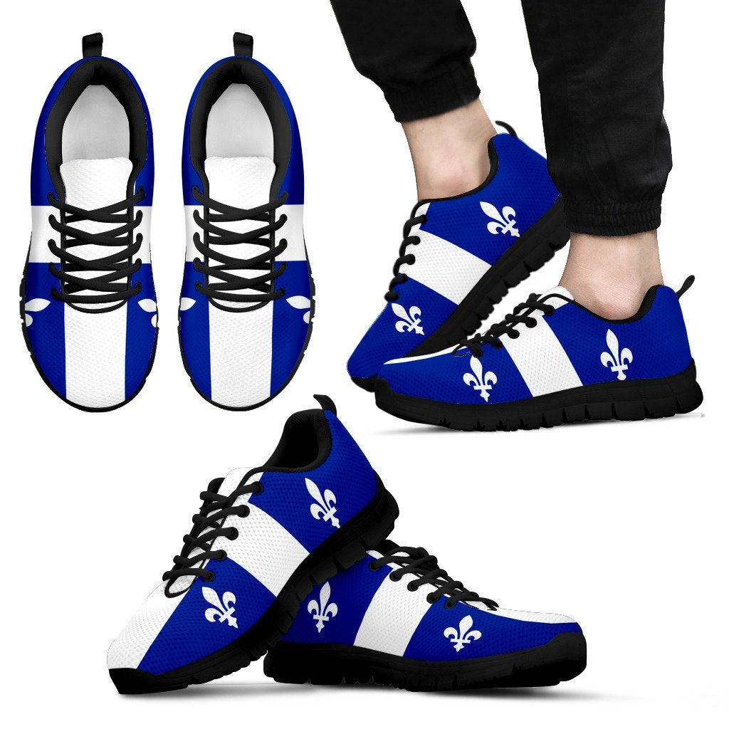 Canada Quebec Flag Sneakers - Vibe Hoodie Shop