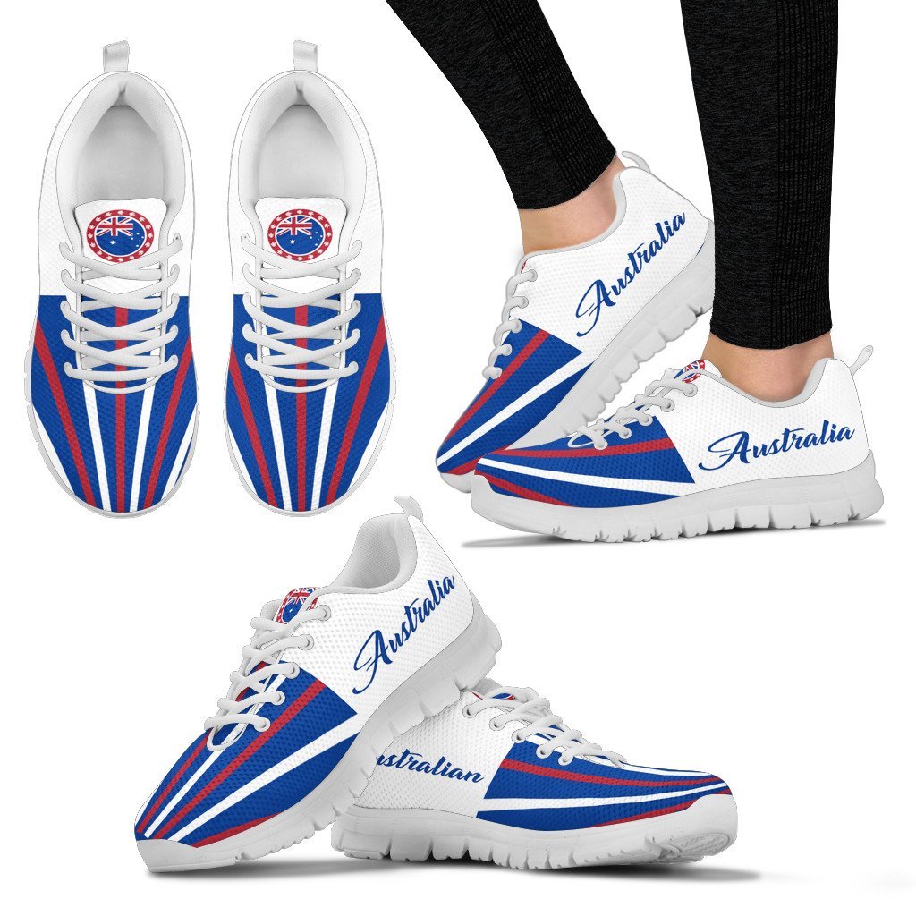 Sneakers - Aus Flag Shoes Australia Ver02 - Unisex - Vibe Hoodie Shop