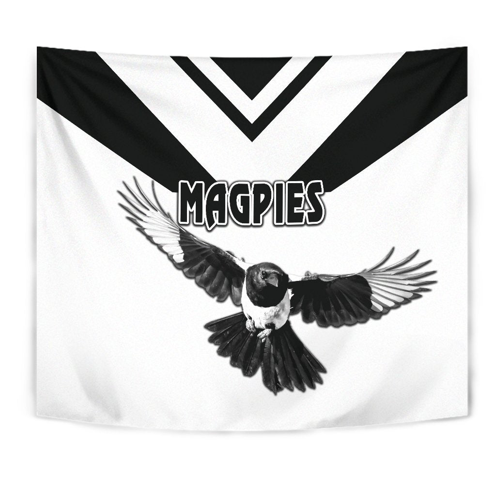 Western Suburbs Magpies Tapestry Original Style - White - Vibe Hoodie Shop