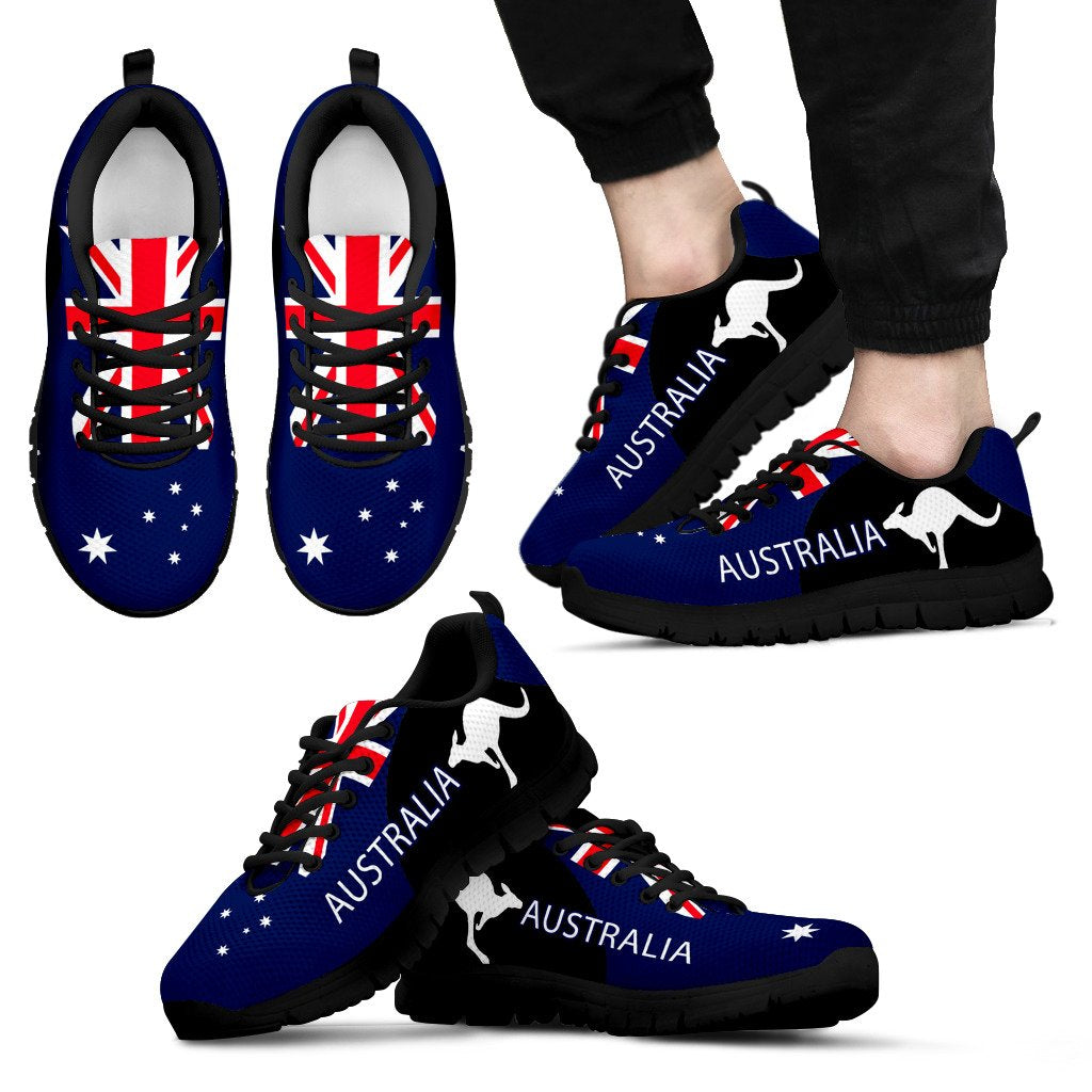 Sneakers - Aus Flag Shoes Sport Version - Unisex - Vibe Hoodie Shop