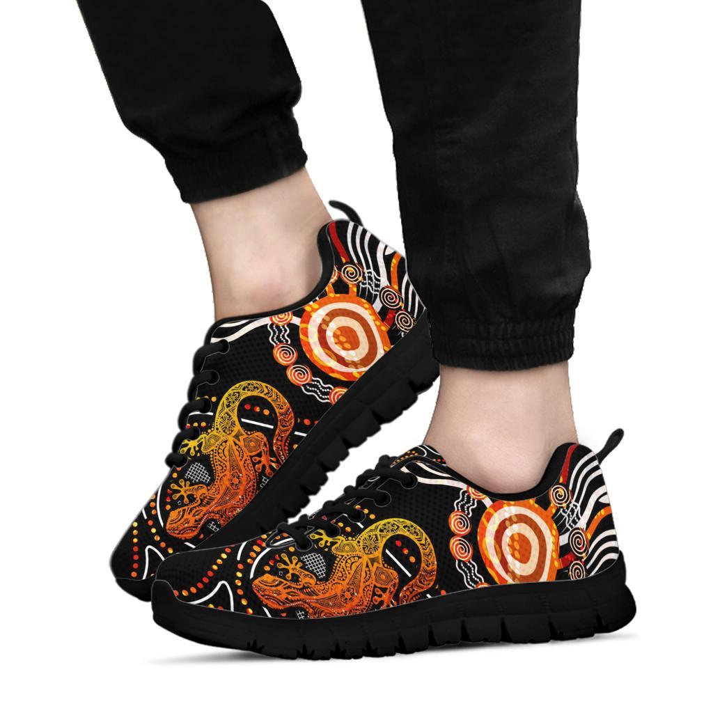 Aboriginal Sneakers - Lizard Sunshine - Vibe Hoodie Shop