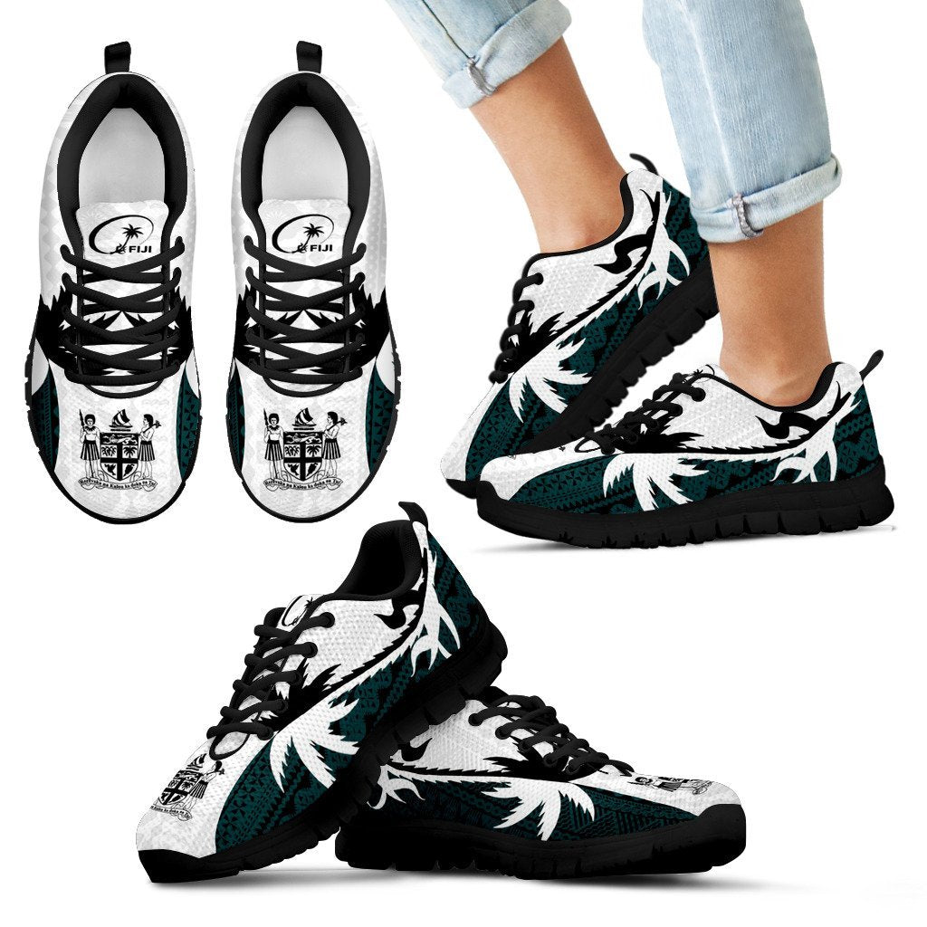 Fiji Coconut Tree Rugby Sneakers - Coat of Arms - Vibe Hoodie Shop