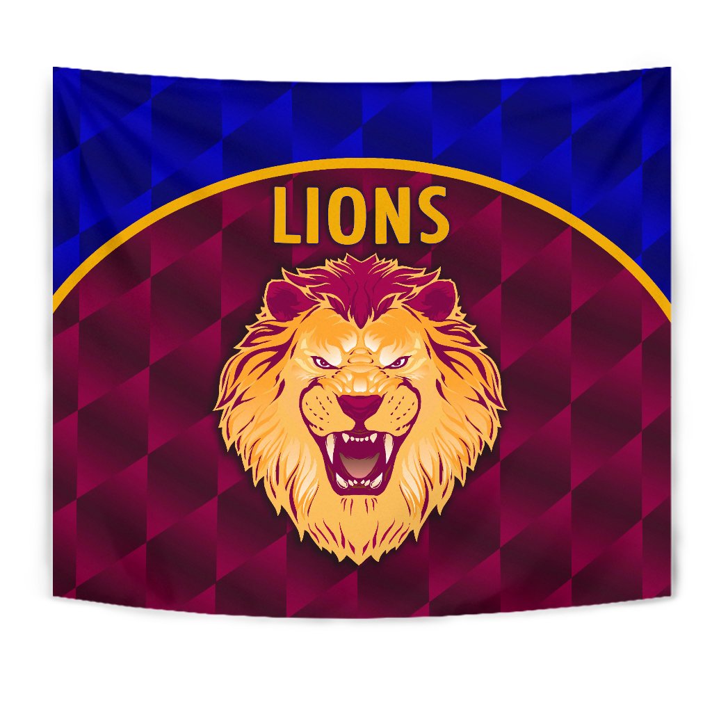 Brisbane Lions Tapestry Powerful - Vibe Hoodie Shop