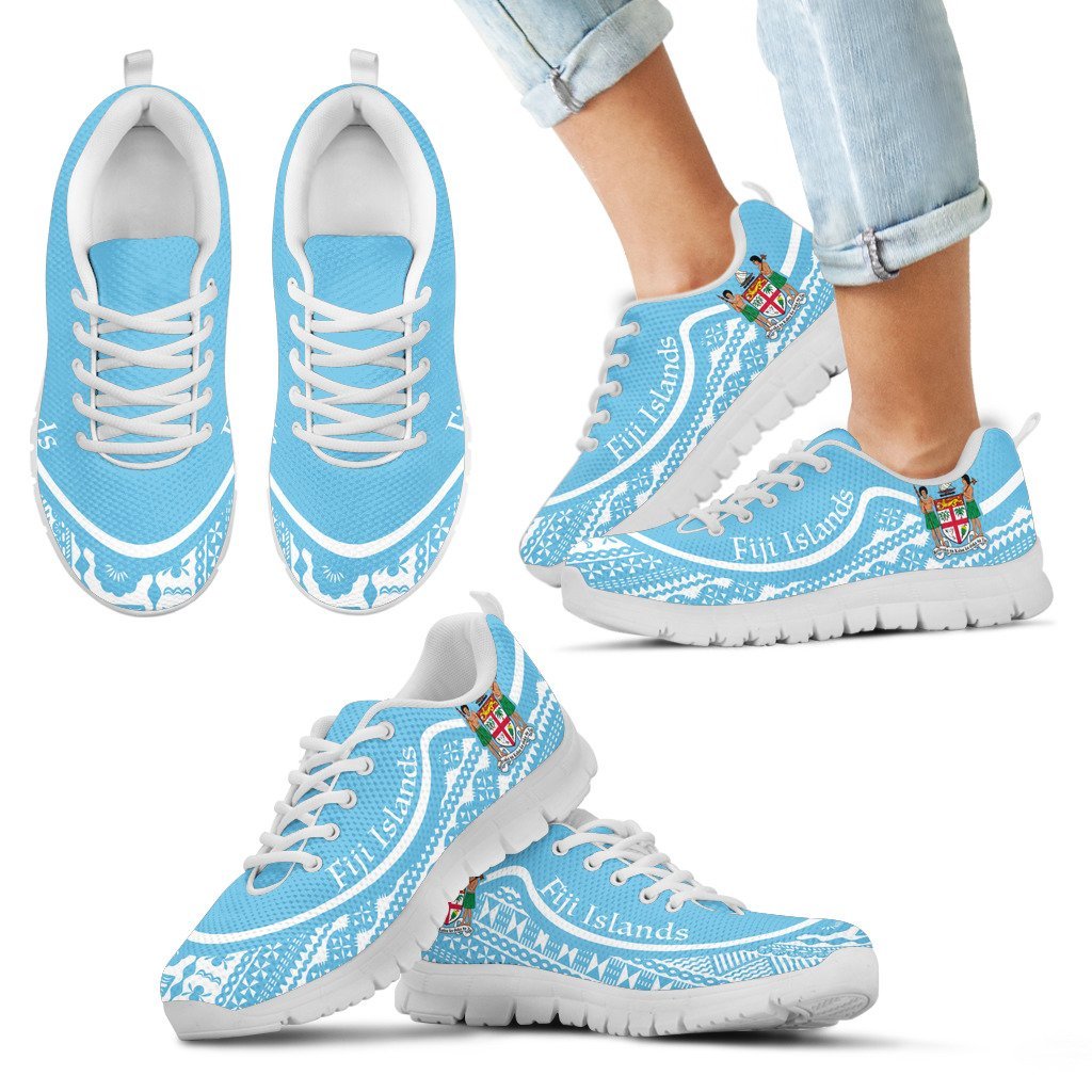 Fiji Islands Wave Sneakers White Color - Vibe Hoodie Shop