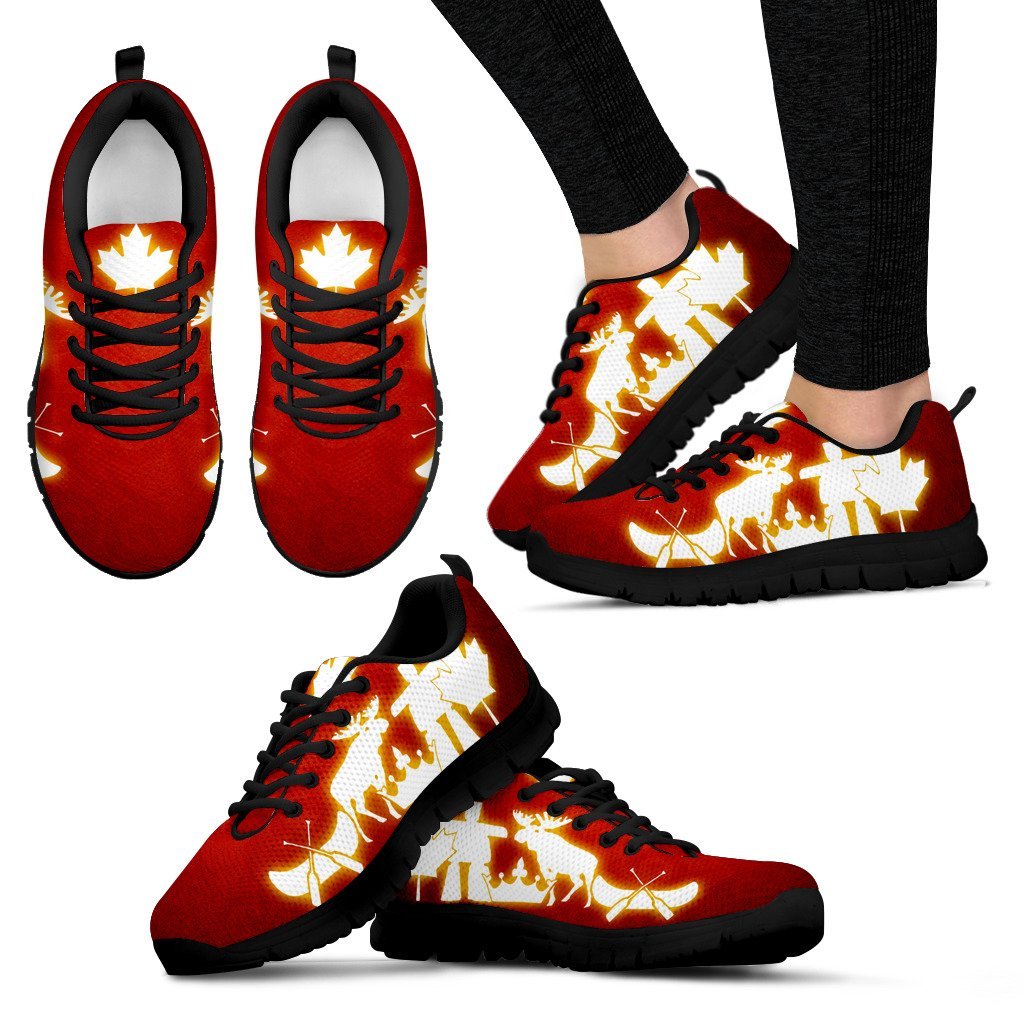 Canada Maple Leaf Unisex Sneakers - Vibe Hoodie Shop