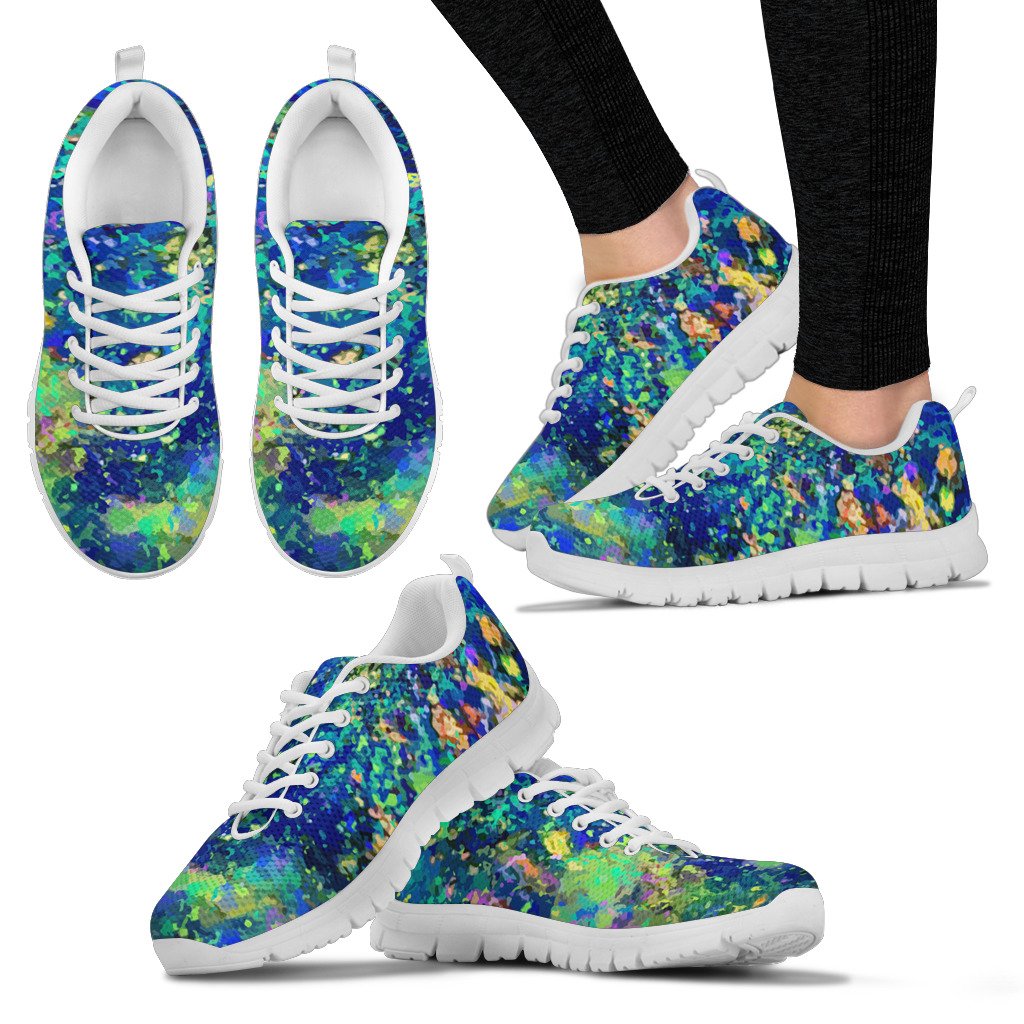 Australia Sneakers - Opal Shoes Color Art - Unisex - Vibe Hoodie Shop