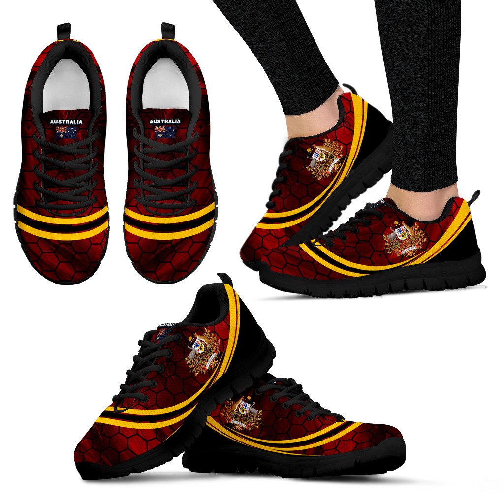 Sneakers - Australian Coat Of Arms Shoes Bloody Oath - Unisex - Vibe Hoodie Shop