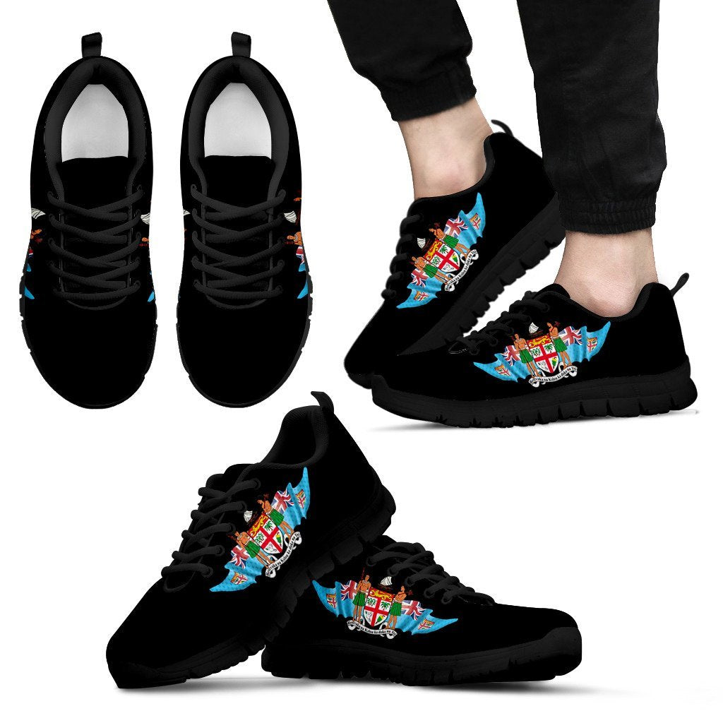 Fiji Sneakers (Shoes) - flying flag - Vibe Hoodie Shop