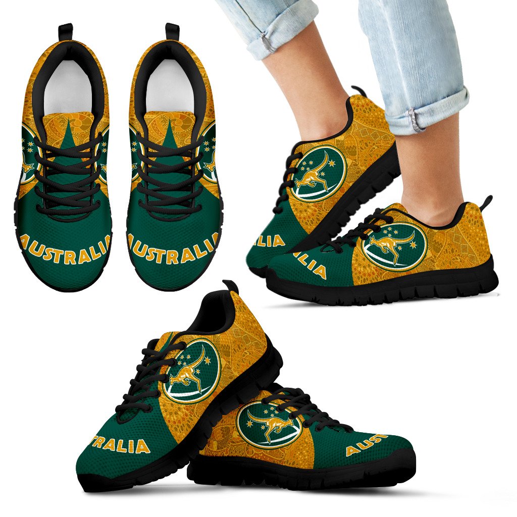 Sneakers - Australia Rugby Shoes Ball Sport Kangaroo - Unisex - Vibe Hoodie Shop