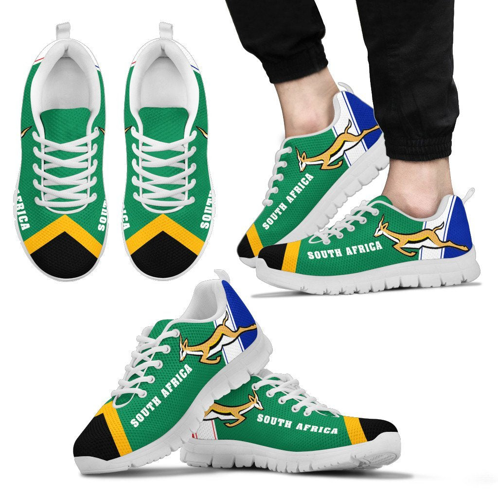 South Africa Flag Sneakers - Vibe Hoodie Shop