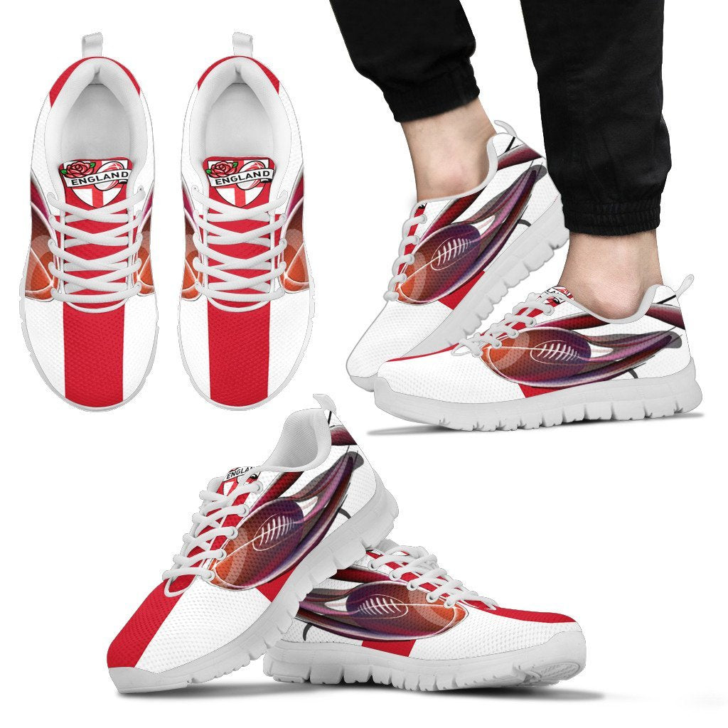 England Rugby National Team Men's / Women's Sneakers (Shoes) - Vibe Hoodie Shop