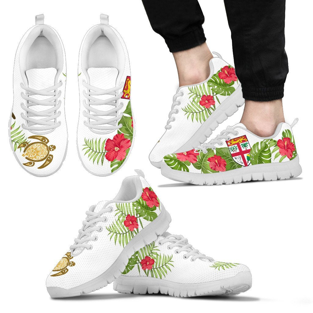 Love Fiji Sneakers - Fijian Shoes White Version - Vibe Hoodie Shop