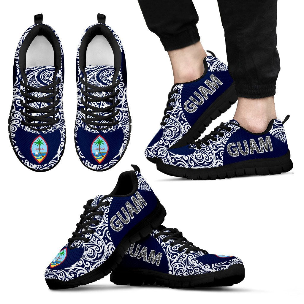 Guam Shoes - Guam Sneakers Polynesia Pattern Special - Vibe Hoodie Shop