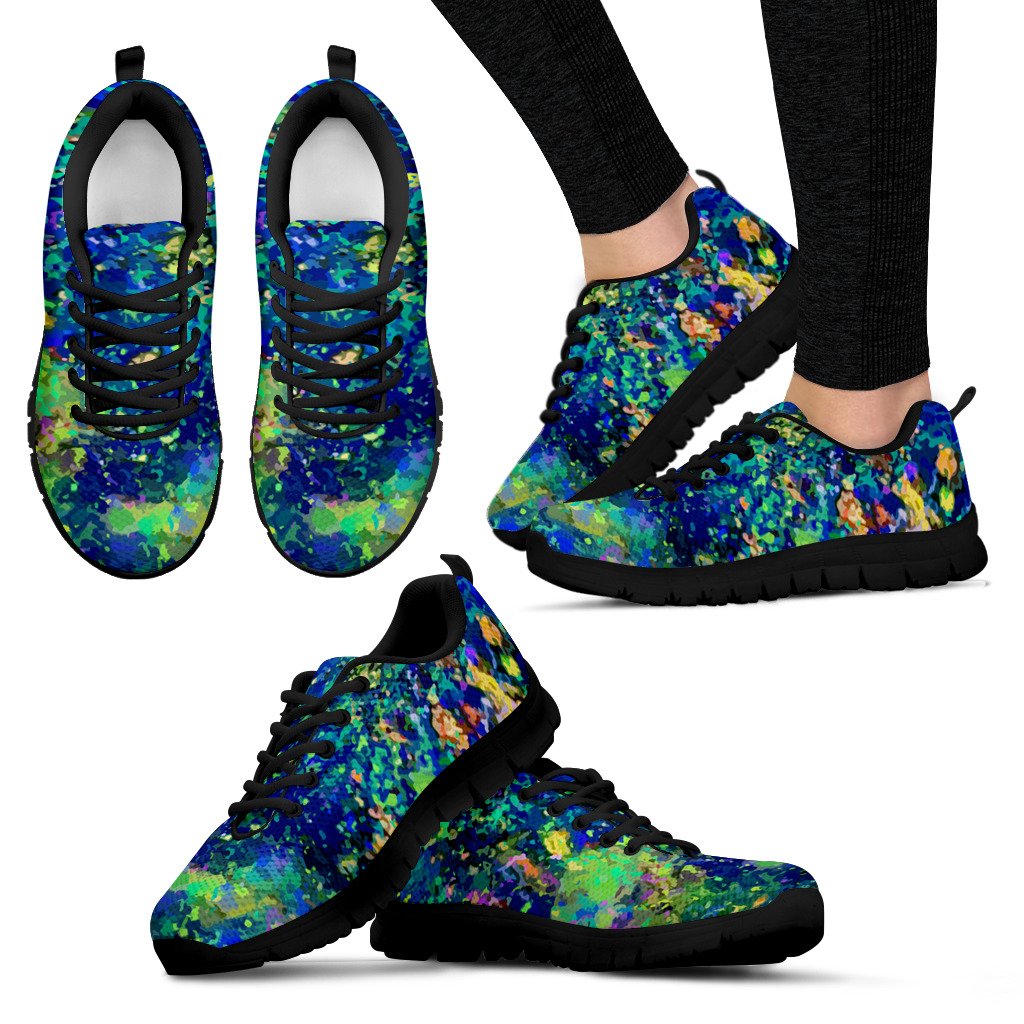 Australia Sneakers - Opal Shoes Color Art - Unisex - Vibe Hoodie Shop