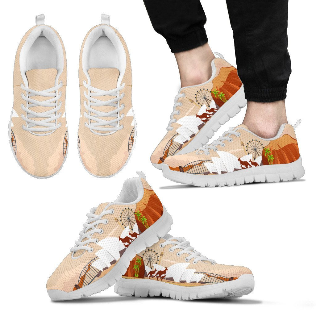 Sneakers - Opera Sydney Shoes Landscape Art - Unisex - Vibe Hoodie Shop