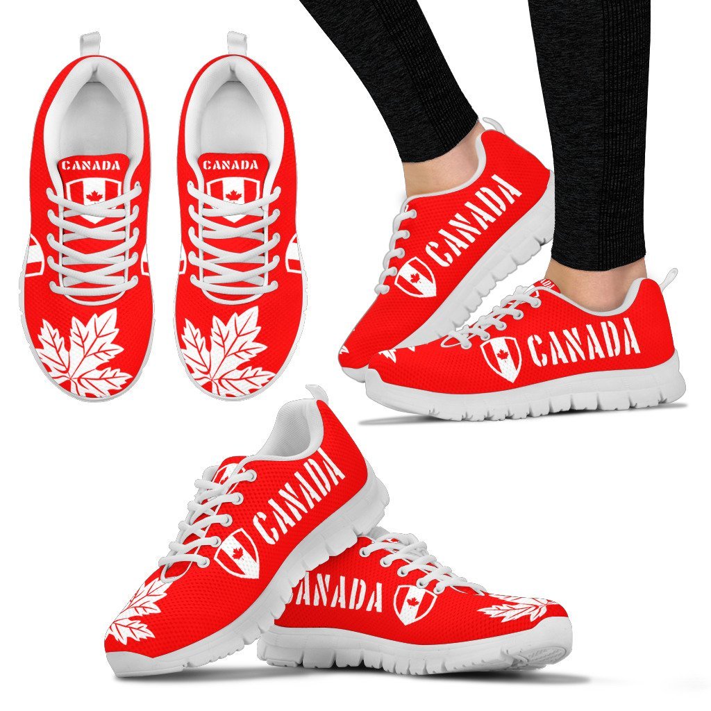 Canada Sneakers - Canada Flag Sneakers - Vibe Hoodie Shop