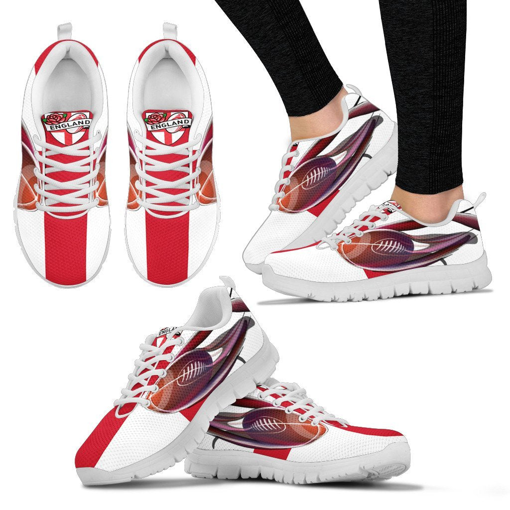 England Rugby National Team Men's / Women's Sneakers (Shoes) - Vibe Hoodie Shop