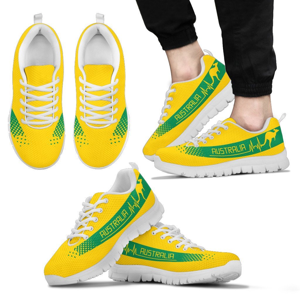 Sneakers - Kangaroo Shoes Heartbeat Australia Color - Vibe Hoodie Shop