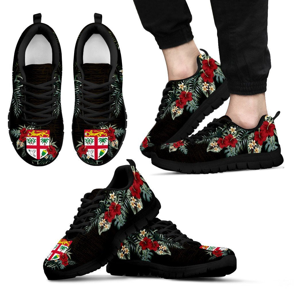 Fiji Hibiscus Sneakers No - Vibe Hoodie Shop