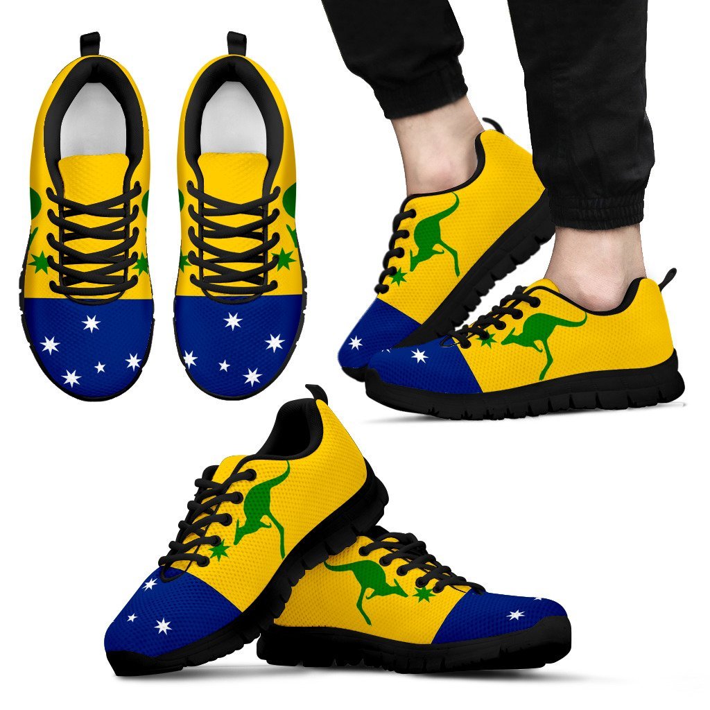 Sneakers - Southern Cross Australia Shoes Kangaroo - Unisex - 02 - Vibe Hoodie Shop