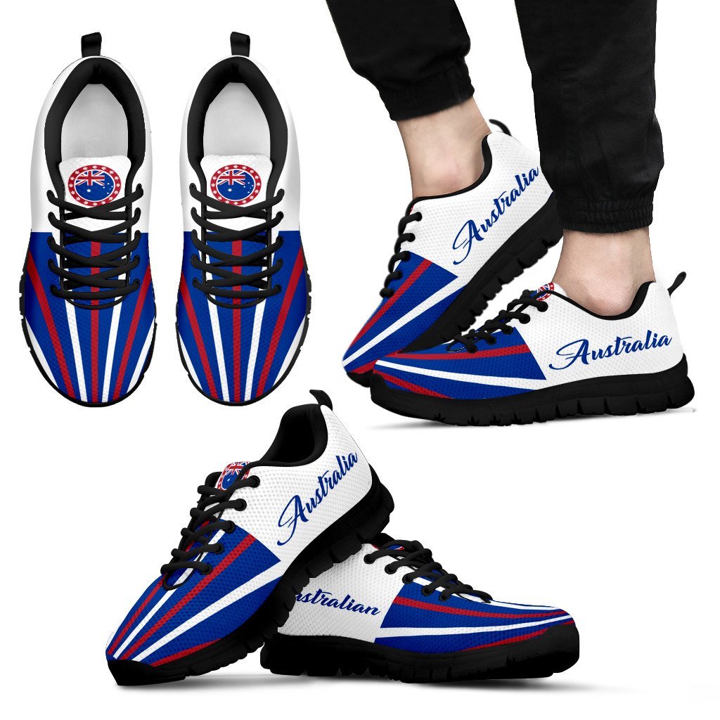 Sneakers - Aus Flag Shoes Australia Ver02 - Unisex - Vibe Hoodie Shop