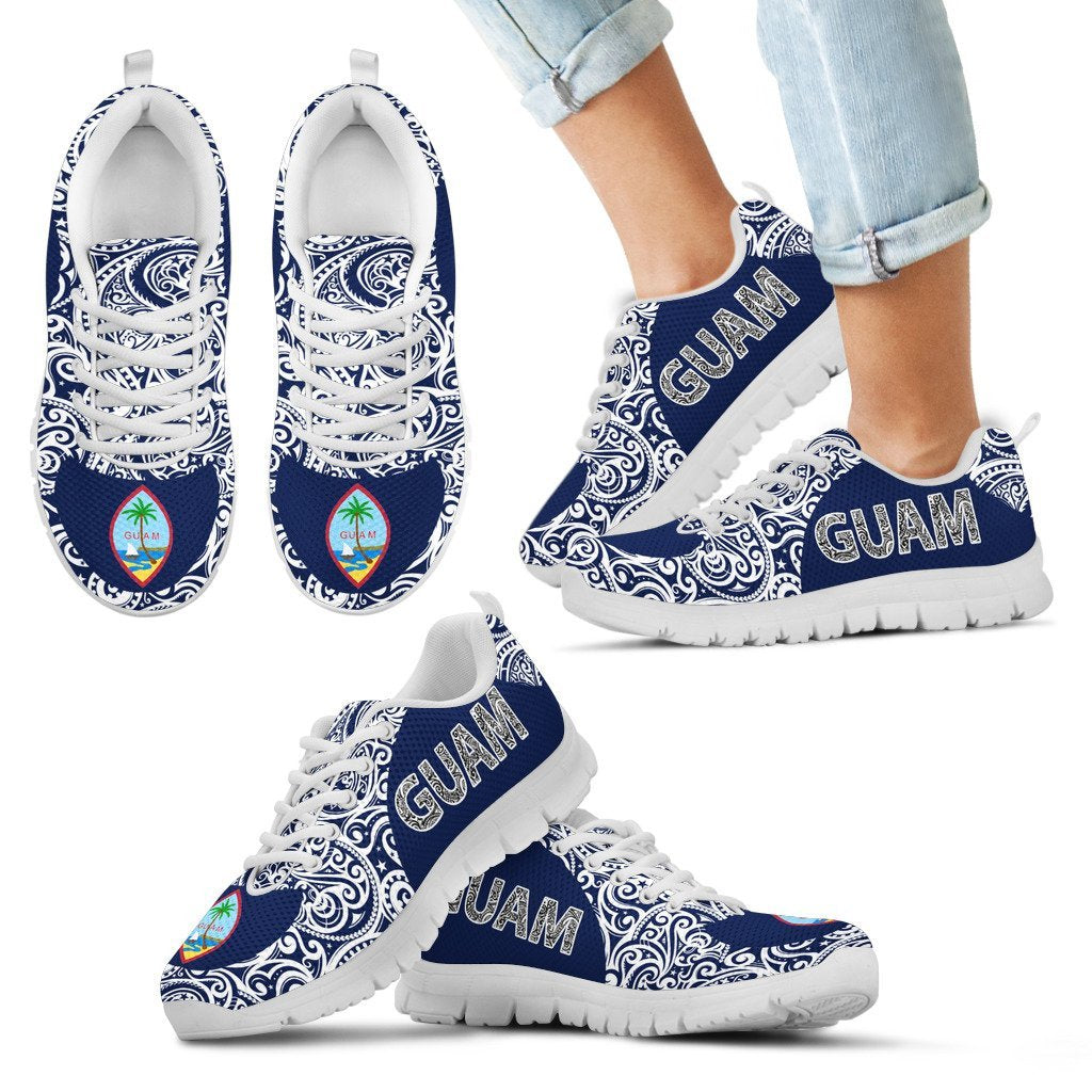 Guam Shoes - Guam Sneakers Polynesia Pattern Special - Vibe Hoodie Shop