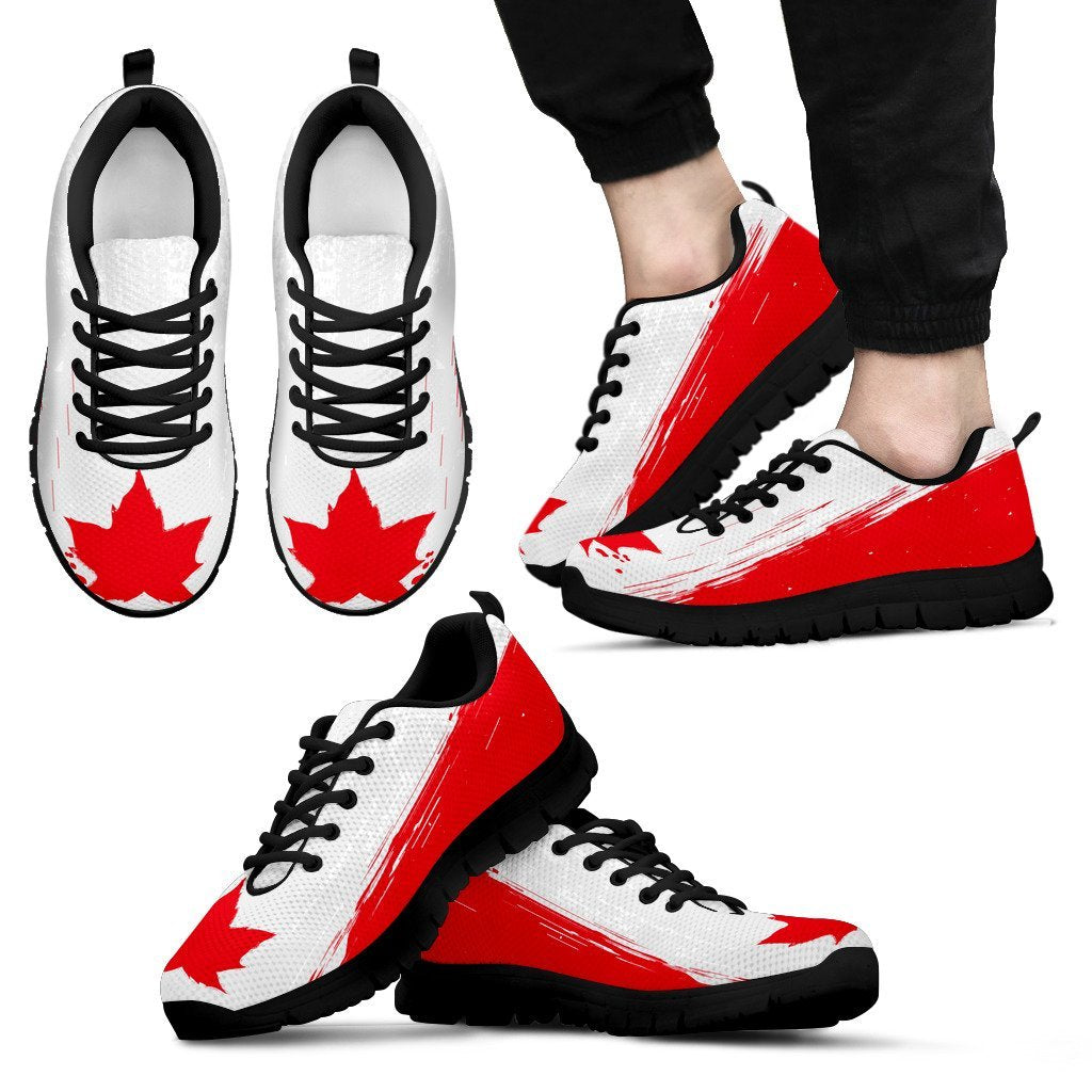 Canada Maple Leaf Sneakers 04 - Vibe Hoodie Shop