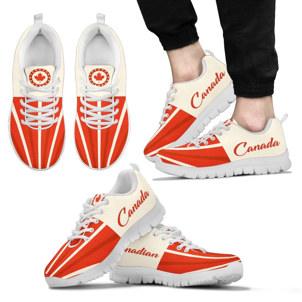 Canada Maple Leaf Sneakers 02 - Vibe Hoodie Shop