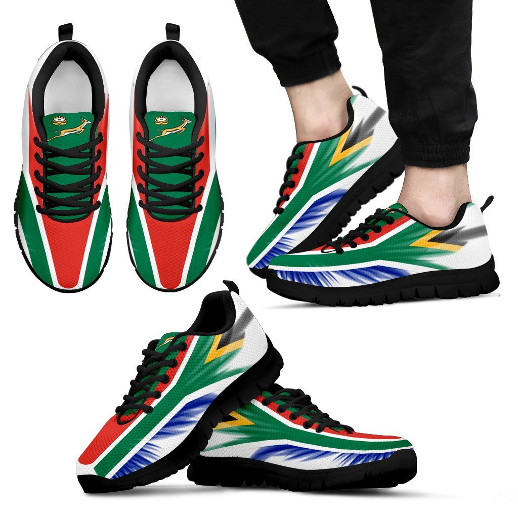 South Africa Flying Flag Wings Sneakers - Vibe Hoodie Shop