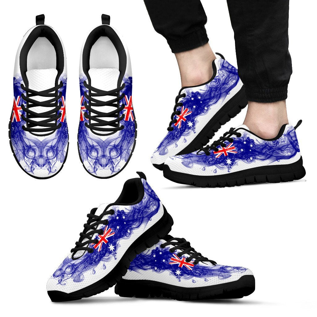 Sneakers - Aus Flag Shoes Smoke Style - Unisex - Vibe Hoodie Shop