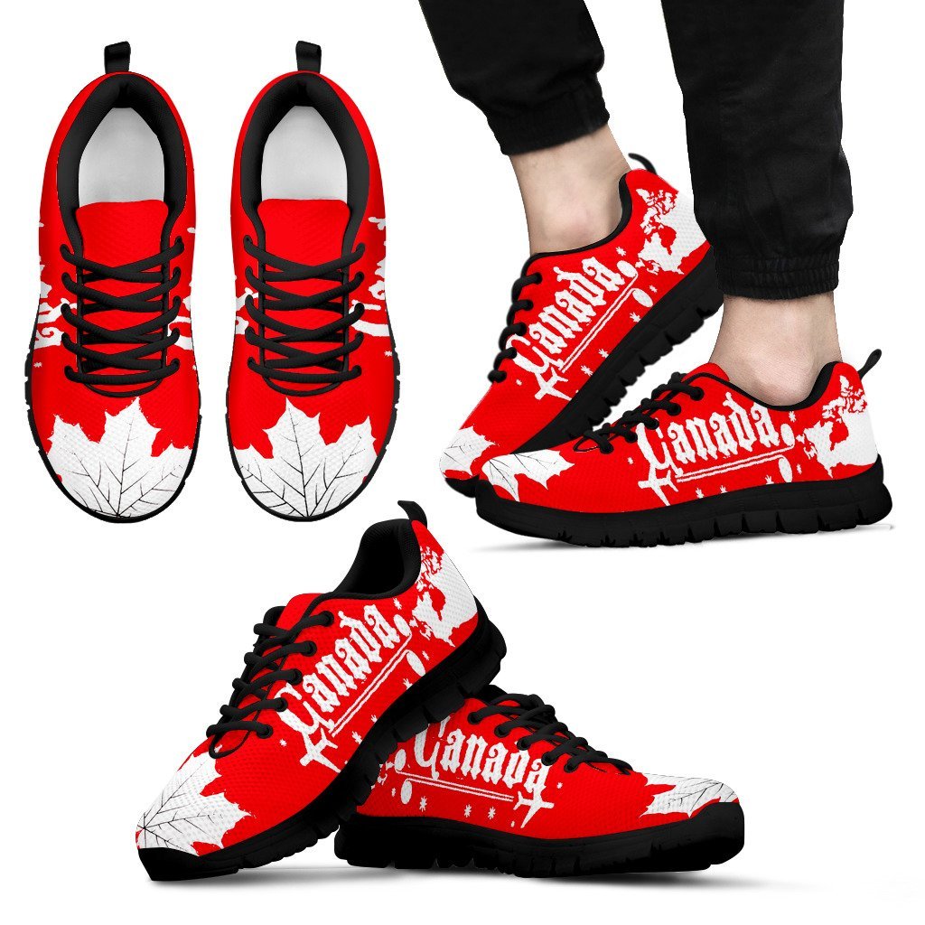 Canada Postcard Men's / Women's Sneakers (Shoes) - Vibe Hoodie Shop