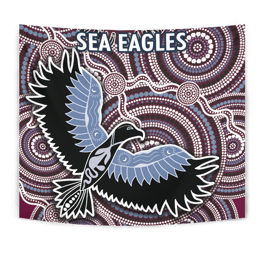 Warringah Tapestry Sea Eagles Indigenous - Vibe Hoodie Shop