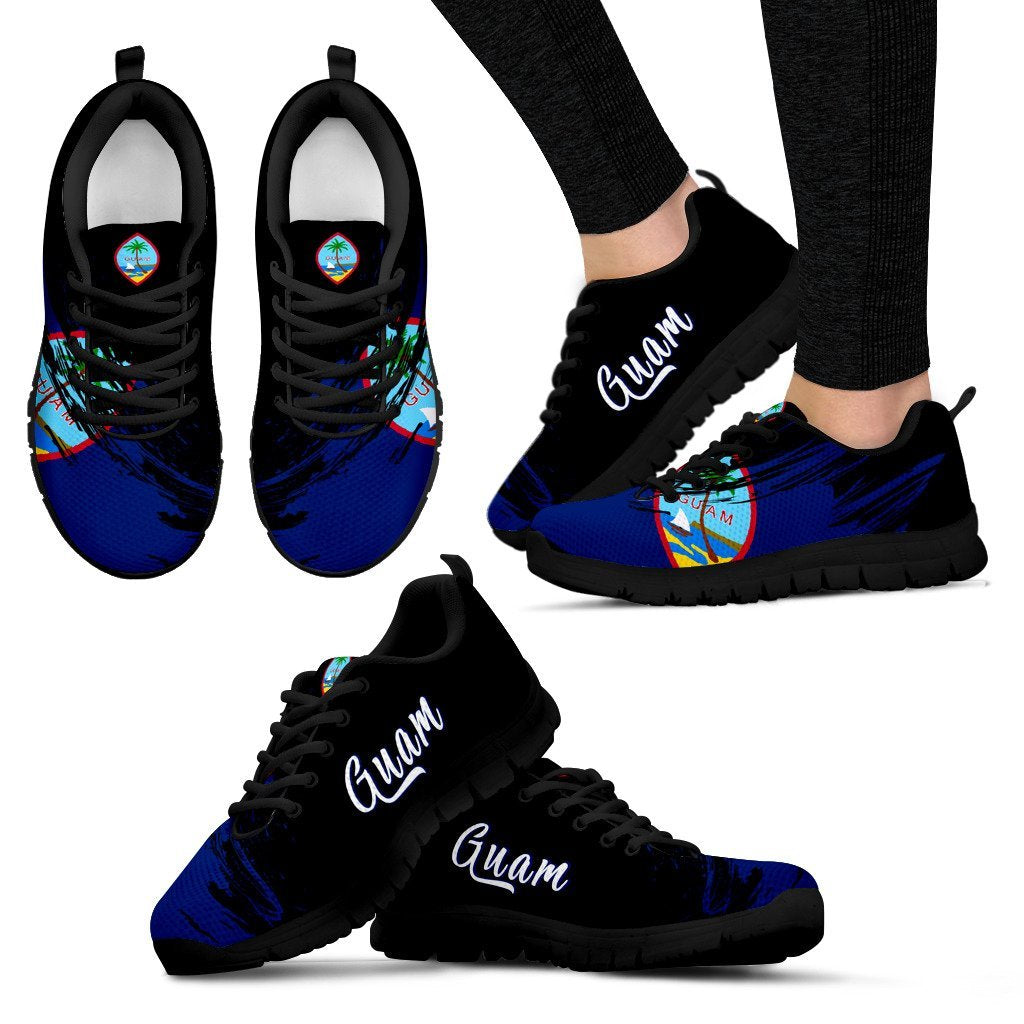 Guam Flag Sneakers - Art Style - Vibe Hoodie Shop