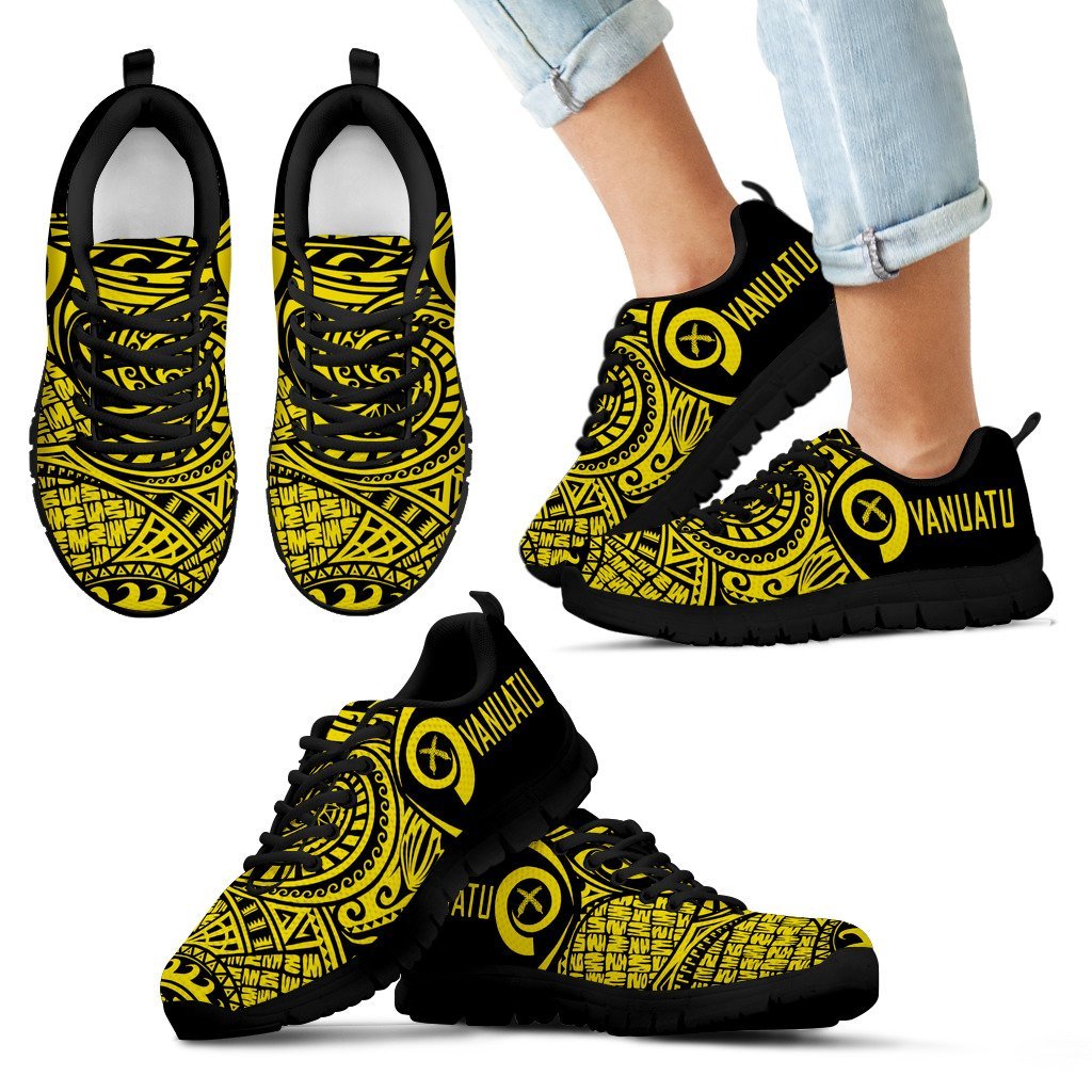 Vanuatu Polynesian Sneakers - Circle Style 06 - Vibe Hoodie Shop