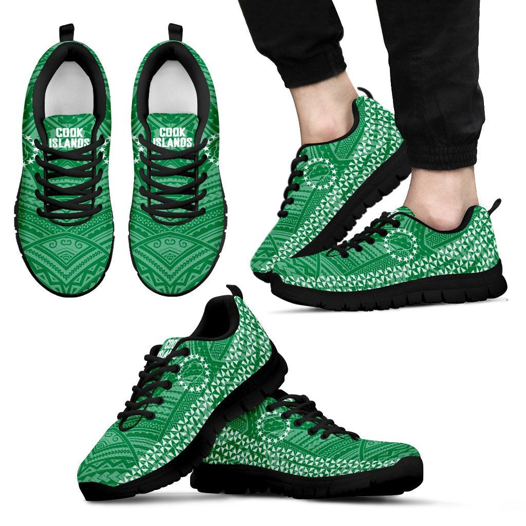 Cook Islands Polynesian Tribal Sneakers 04 - Vibe Hoodie Shop