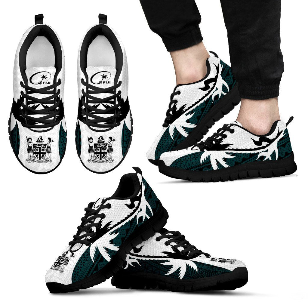 Fiji Coconut Tree Rugby Sneakers - Coat of Arms - Vibe Hoodie Shop