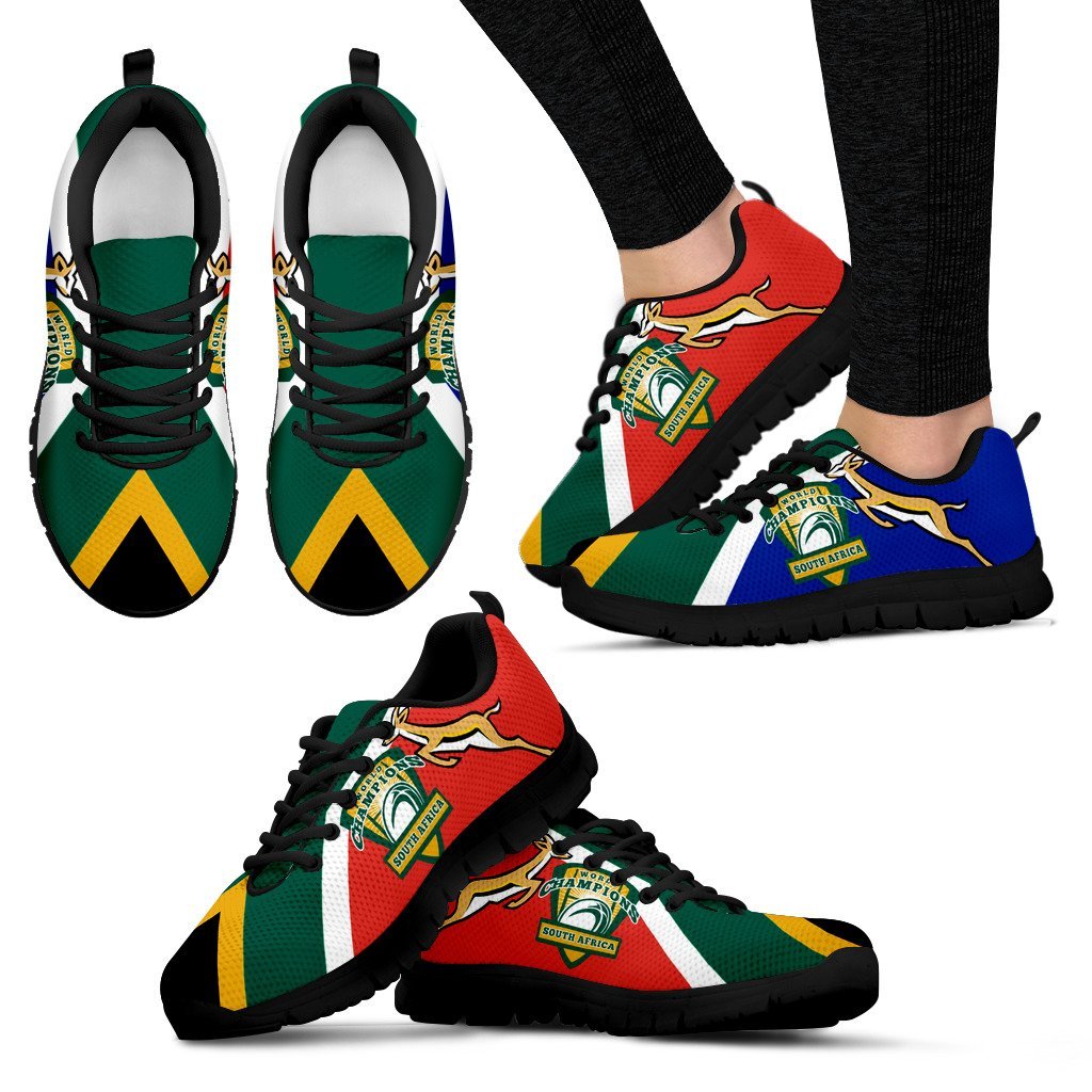 South Africa Springboks Catch Rugby World Cup Men's / Women's Sneakers (Shoes) - Vibe Hoodie Shop