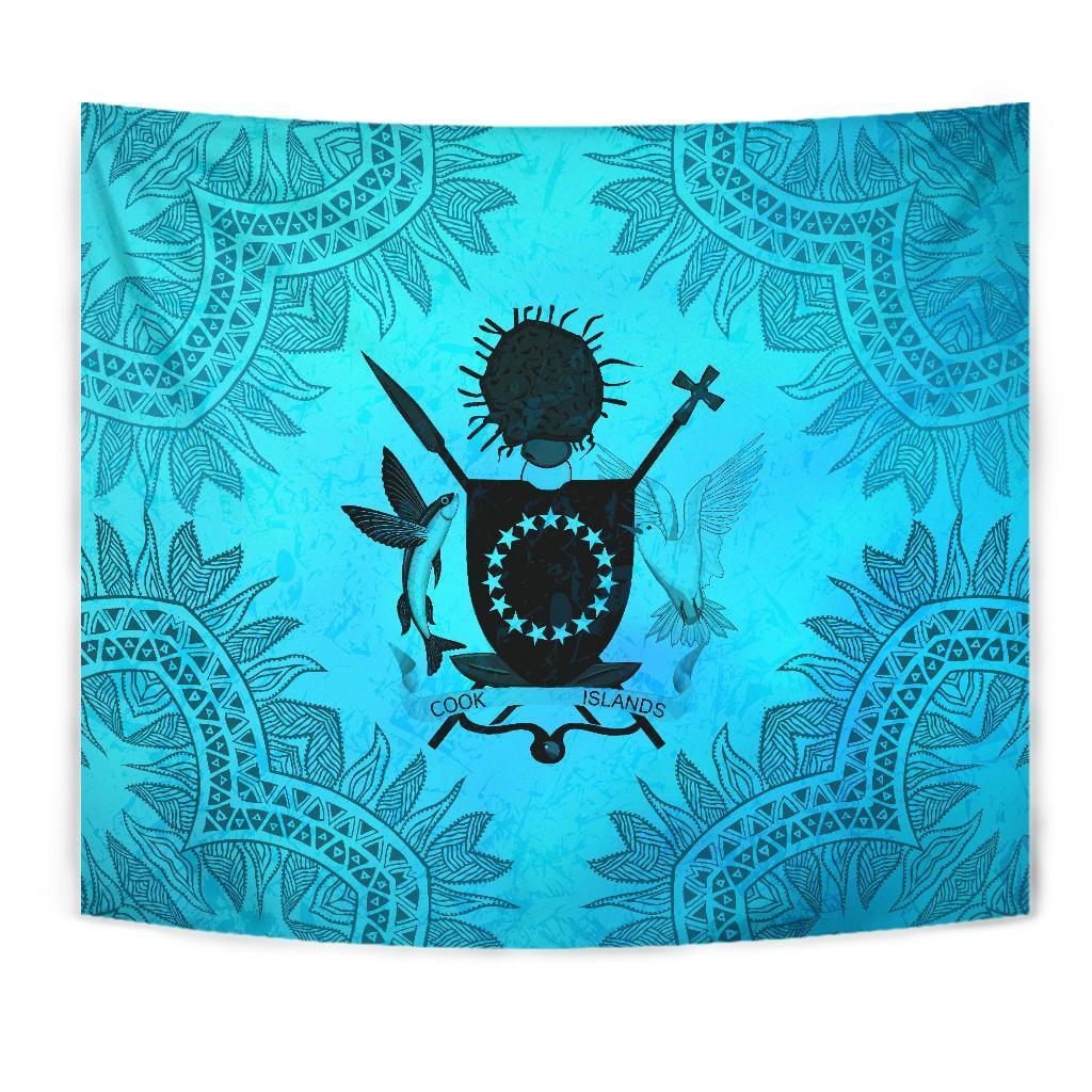 Cook Islands Tapestry Turquoise - Vibe Hoodie Shop