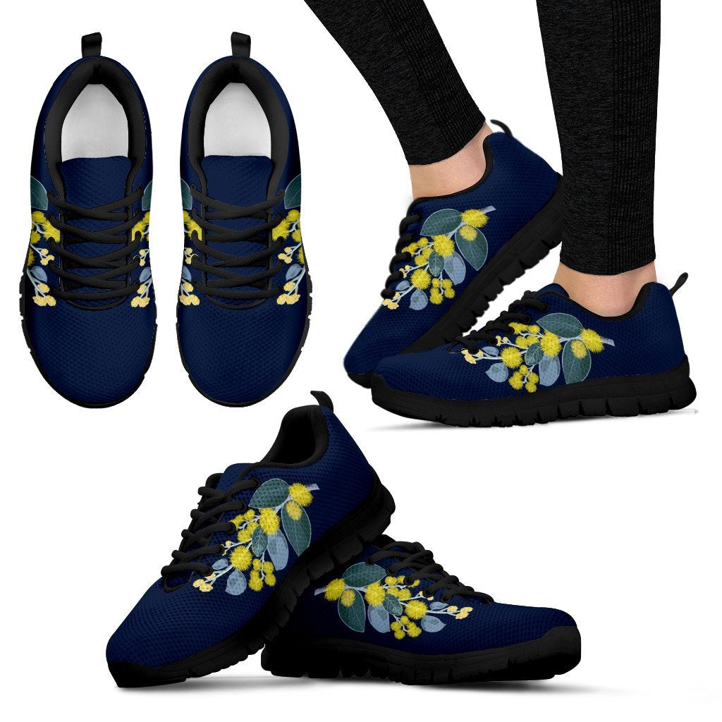 Australia Sneakers - Golden Wattle Shoes - Unisex - Vibe Hoodie Shop