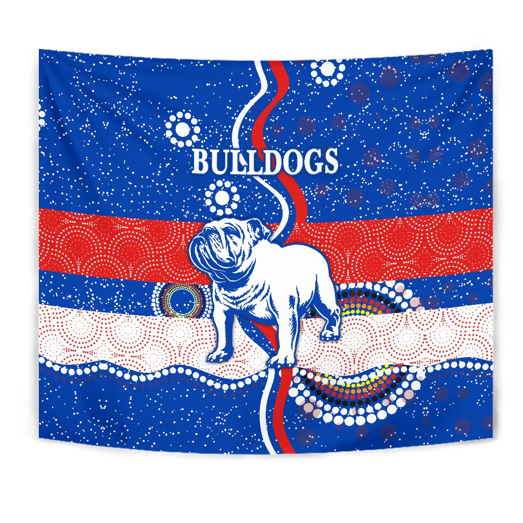 Western Tapestry Bulldogs Unique Indigenous - Vibe Hoodie Shop